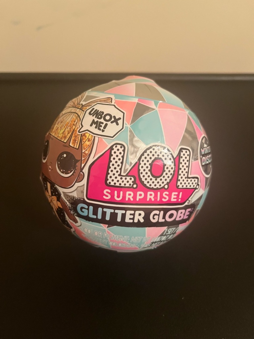 L.O.L. Surprise! Glitter Globe Ball - Pink, Teal, Silver